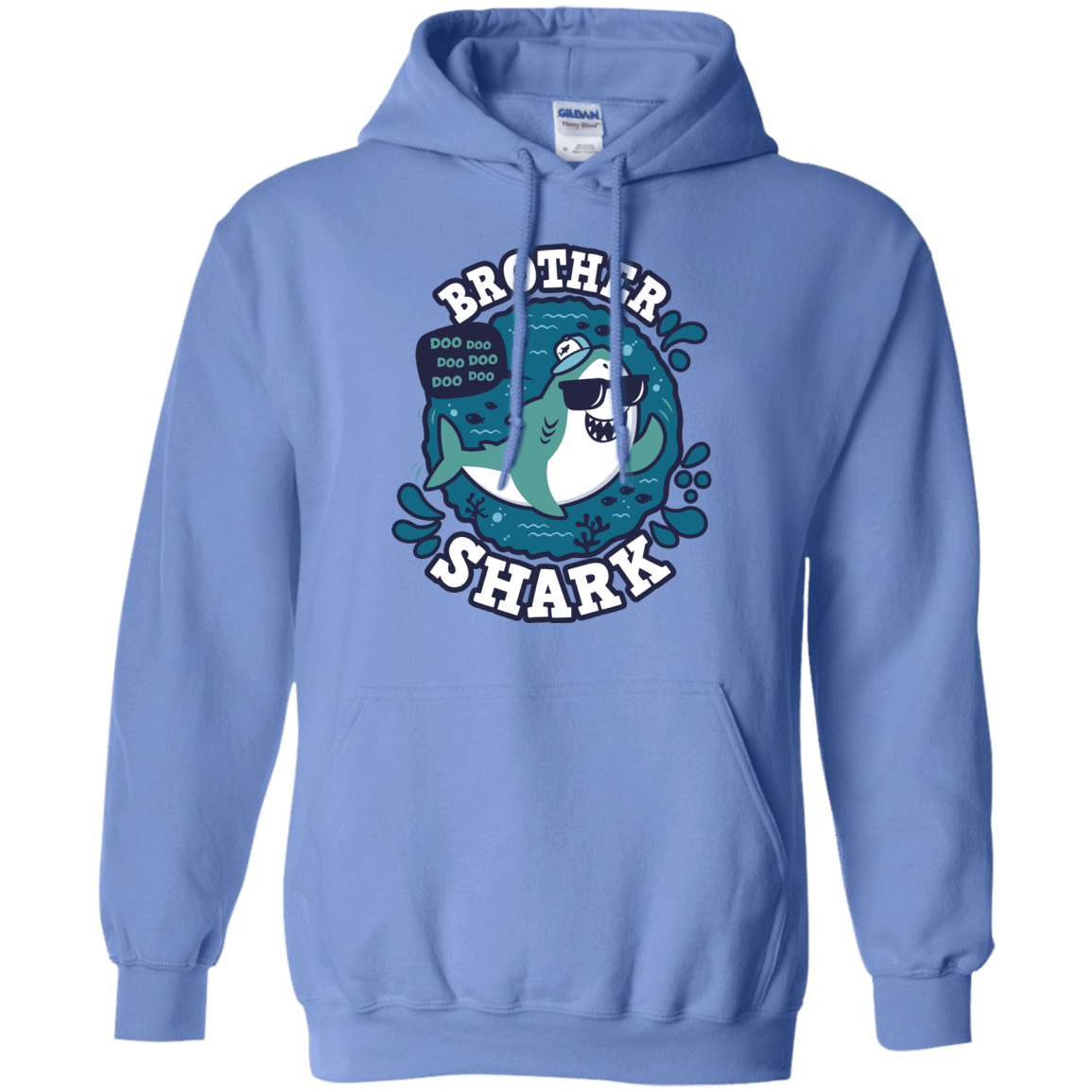 Sweatshirts Carolina Blue / S Shark Family trazo - Brother Pullover Hoodie