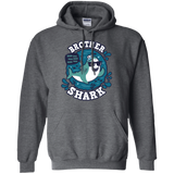 Sweatshirts Dark Heather / S Shark Family trazo - Brother Pullover Hoodie