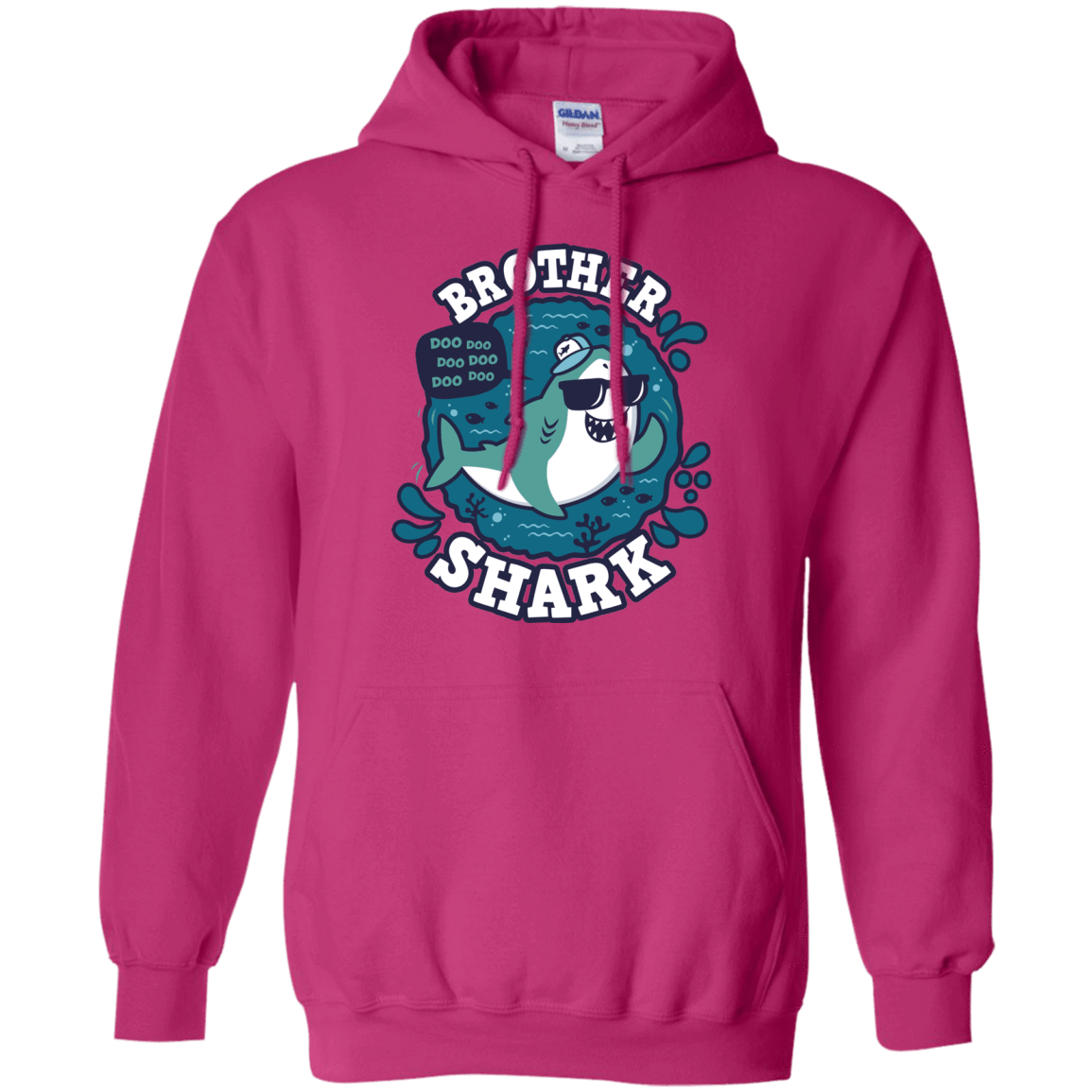 Sweatshirts Heliconia / S Shark Family trazo - Brother Pullover Hoodie