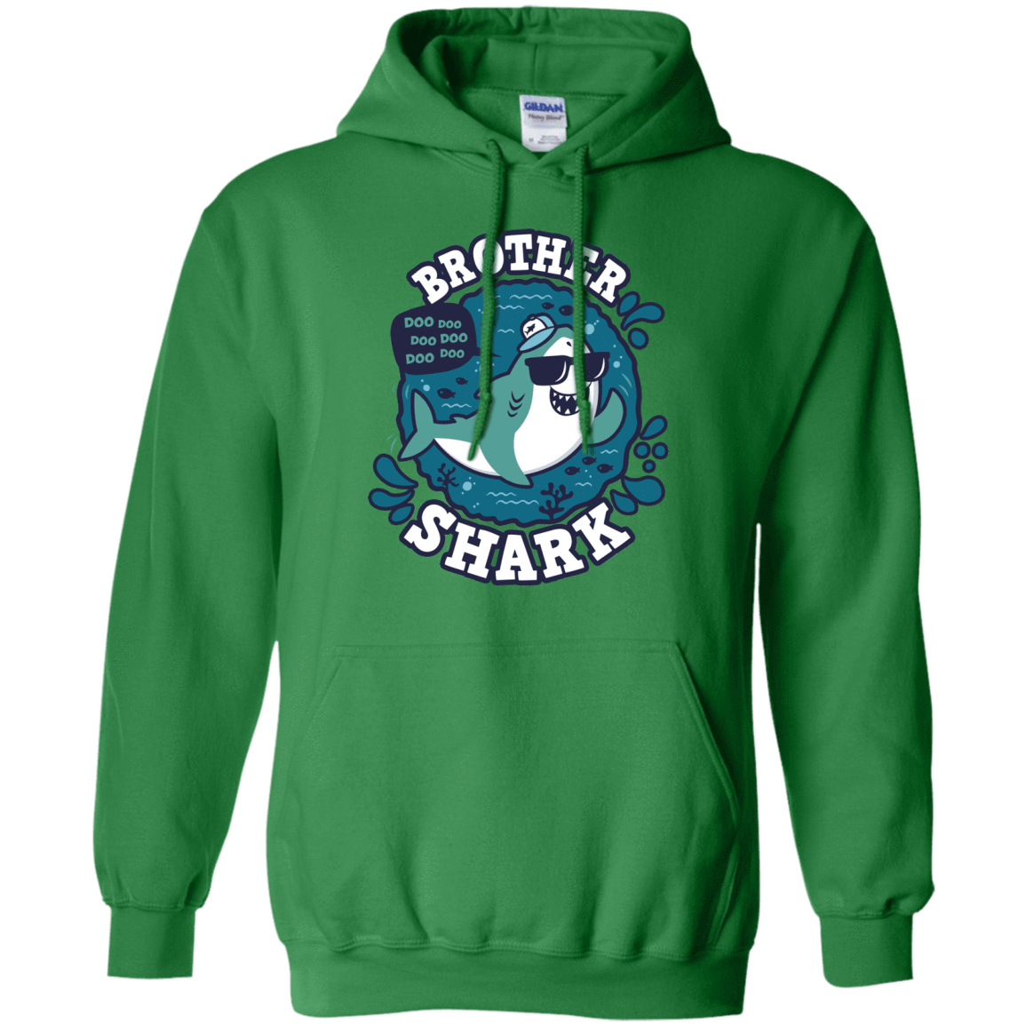 Sweatshirts Irish Green / S Shark Family trazo - Brother Pullover Hoodie