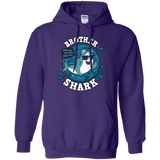 Sweatshirts Purple / S Shark Family trazo - Brother Pullover Hoodie