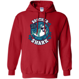 Sweatshirts Red / S Shark Family trazo - Brother Pullover Hoodie