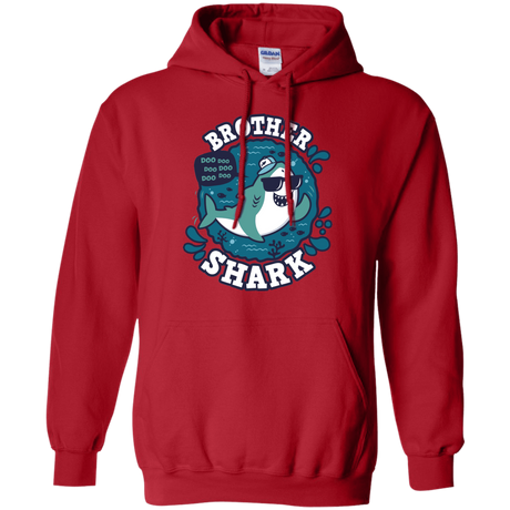 Sweatshirts Red / S Shark Family trazo - Brother Pullover Hoodie