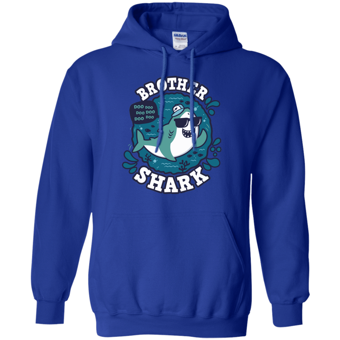 Sweatshirts Royal / S Shark Family trazo - Brother Pullover Hoodie