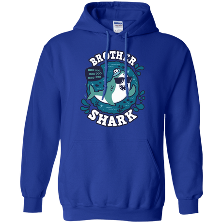 Sweatshirts Royal / S Shark Family trazo - Brother Pullover Hoodie