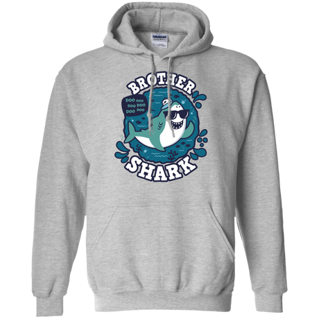 Sweatshirts Sport Grey / S Shark Family trazo - Brother Pullover Hoodie