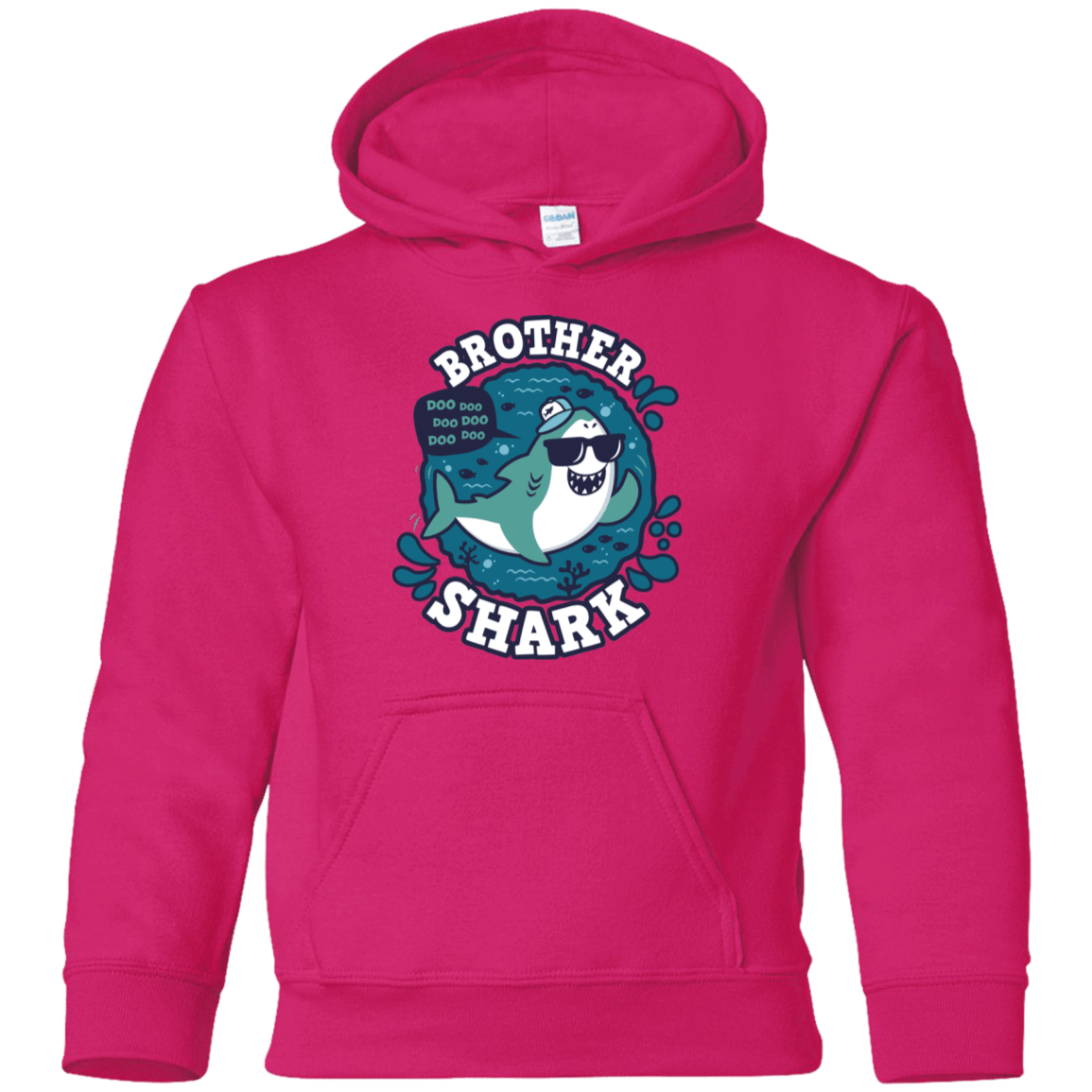 Sweatshirts Heliconia / YS Shark Family trazo - Brother Youth Hoodie
