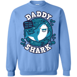 Sweatshirts Carolina Blue / S Shark Family trazo - Daddy Crewneck Sweatshirt