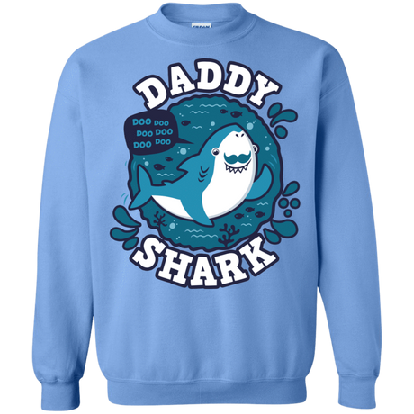 Sweatshirts Carolina Blue / S Shark Family trazo - Daddy Crewneck Sweatshirt