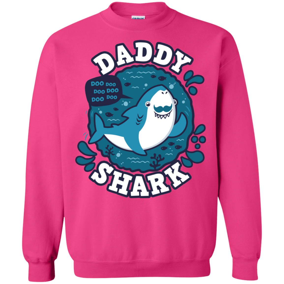 Sweatshirts Heliconia / S Shark Family trazo - Daddy Crewneck Sweatshirt
