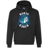 Sweatshirts Black / S Shark Family trazo - Daddy Premium Fleece Hoodie