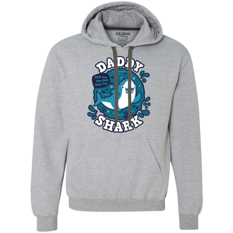 Sweatshirts Sport Grey / 2XL Shark Family trazo - Daddy Premium Fleece Hoodie