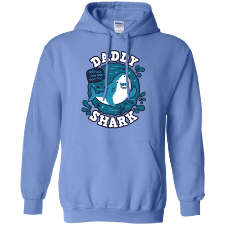 Sweatshirts Carolina Blue / S Shark Family trazo - Daddy Pullover Hoodie