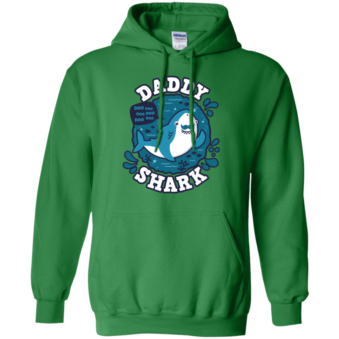 Sweatshirts Irish Green / S Shark Family trazo - Daddy Pullover Hoodie