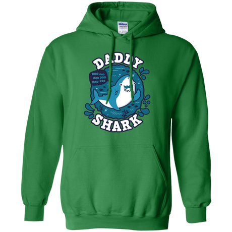 Sweatshirts Irish Green / S Shark Family trazo - Daddy Pullover Hoodie