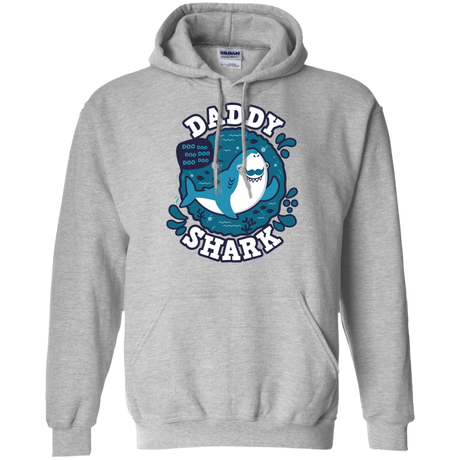 Sweatshirts Sport Grey / S Shark Family trazo - Daddy Pullover Hoodie