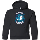Sweatshirts Black / YS Shark Family trazo - Daddy Youth Hoodie