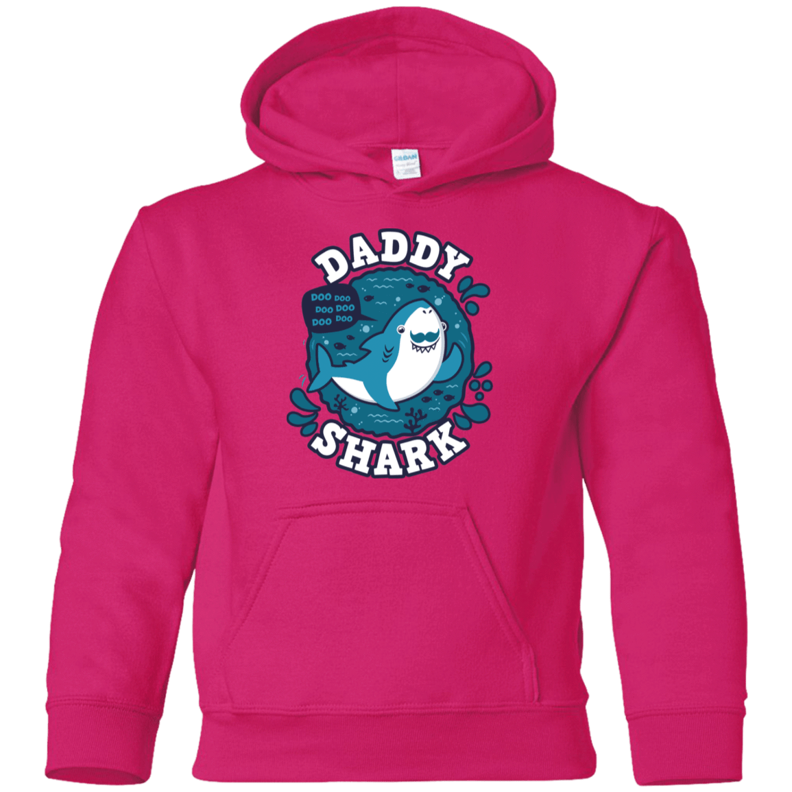 Sweatshirts Heliconia / YS Shark Family trazo - Daddy Youth Hoodie