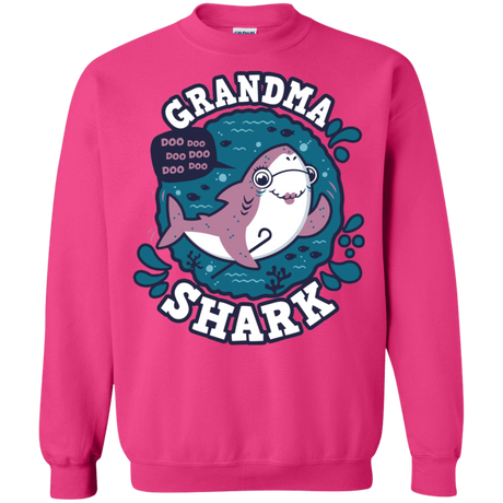 Sweatshirts Heliconia / S Shark Family trazo - Grandma Crewneck Sweatshirt