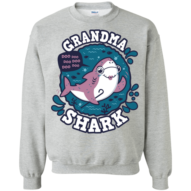 Sweatshirts Sport Grey / S Shark Family trazo - Grandma Crewneck Sweatshirt