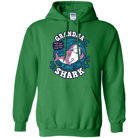 Sweatshirts Irish Green / S Shark Family trazo - Grandma Pullover Hoodie