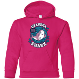 Sweatshirts Heliconia / YS Shark Family trazo - Grandma Youth Hoodie