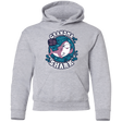 Sweatshirts Sport Grey / YS Shark Family trazo - Grandma Youth Hoodie