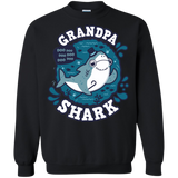 Sweatshirts Black / S Shark Family trazo - Grandpa Crewneck Sweatshirt
