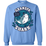 Sweatshirts Carolina Blue / S Shark Family trazo - Grandpa Crewneck Sweatshirt