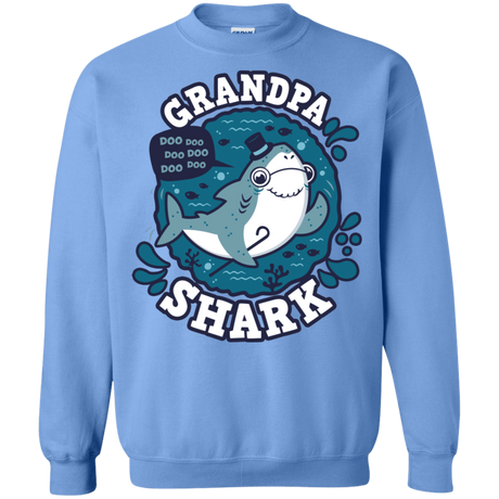 Sweatshirts Carolina Blue / S Shark Family trazo - Grandpa Crewneck Sweatshirt