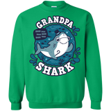 Sweatshirts Irish Green / S Shark Family trazo - Grandpa Crewneck Sweatshirt