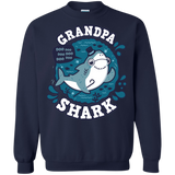 Sweatshirts Navy / S Shark Family trazo - Grandpa Crewneck Sweatshirt
