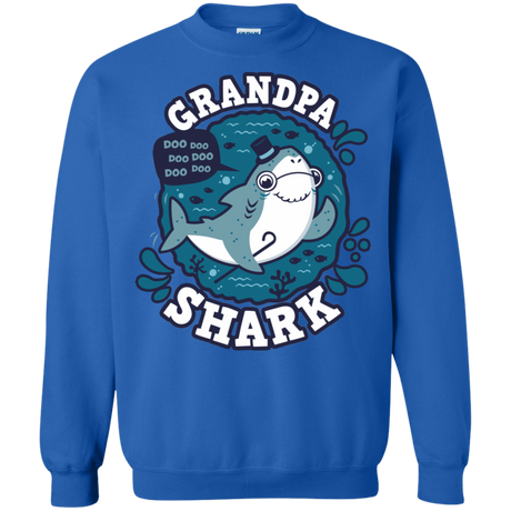 Sweatshirts Royal / S Shark Family trazo - Grandpa Crewneck Sweatshirt