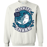 Sweatshirts White / S Shark Family trazo - Grandpa Crewneck Sweatshirt