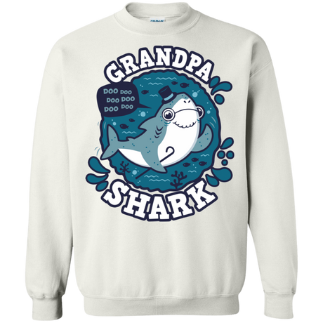 Sweatshirts White / S Shark Family trazo - Grandpa Crewneck Sweatshirt