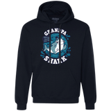 Sweatshirts Navy / S Shark Family trazo - Grandpa Premium Fleece Hoodie
