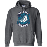 Sweatshirts Dark Heather / S Shark Family trazo - Grandpa Pullover Hoodie