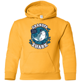 Sweatshirts Gold / YS Shark Family trazo - Grandpa Youth Hoodie