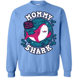 Sweatshirts Carolina Blue / S Shark Family trazo - Mommy Crewneck Sweatshirt