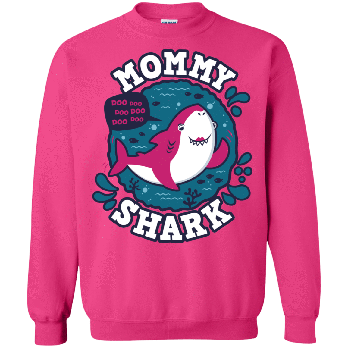 Sweatshirts Heliconia / S Shark Family trazo - Mommy Crewneck Sweatshirt