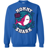 Sweatshirts Royal / S Shark Family trazo - Mommy Crewneck Sweatshirt