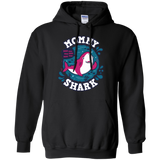 Sweatshirts Black / S Shark Family trazo - Mommy Pullover Hoodie