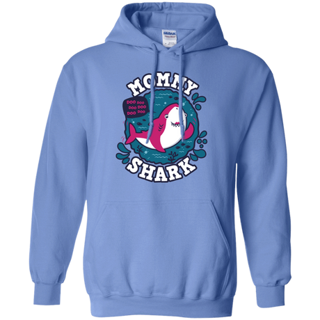 Sweatshirts Carolina Blue / S Shark Family trazo - Mommy Pullover Hoodie