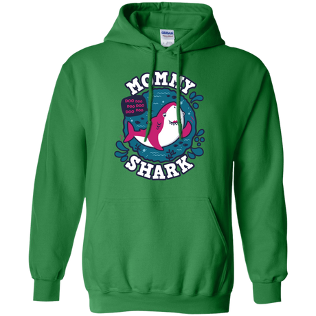 Sweatshirts Irish Green / S Shark Family trazo - Mommy Pullover Hoodie