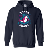 Sweatshirts Navy / S Shark Family trazo - Mommy Pullover Hoodie