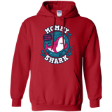 Sweatshirts Red / S Shark Family trazo - Mommy Pullover Hoodie