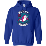 Sweatshirts Royal / S Shark Family trazo - Mommy Pullover Hoodie