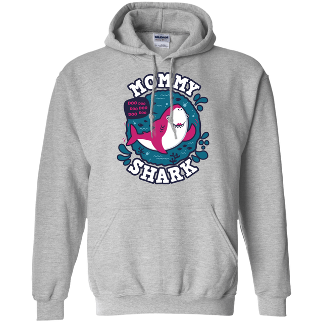 Sweatshirts Sport Grey / S Shark Family trazo - Mommy Pullover Hoodie