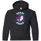 Sweatshirts Black / YS Shark Family trazo - Mommy Youth Hoodie