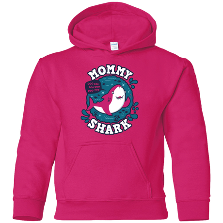 Sweatshirts Heliconia / YS Shark Family trazo - Mommy Youth Hoodie